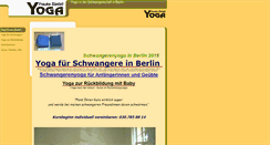 Desktop Screenshot of frauke-stadali-yoga.de